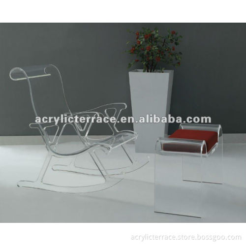 Clear Acrylic Rocking chair